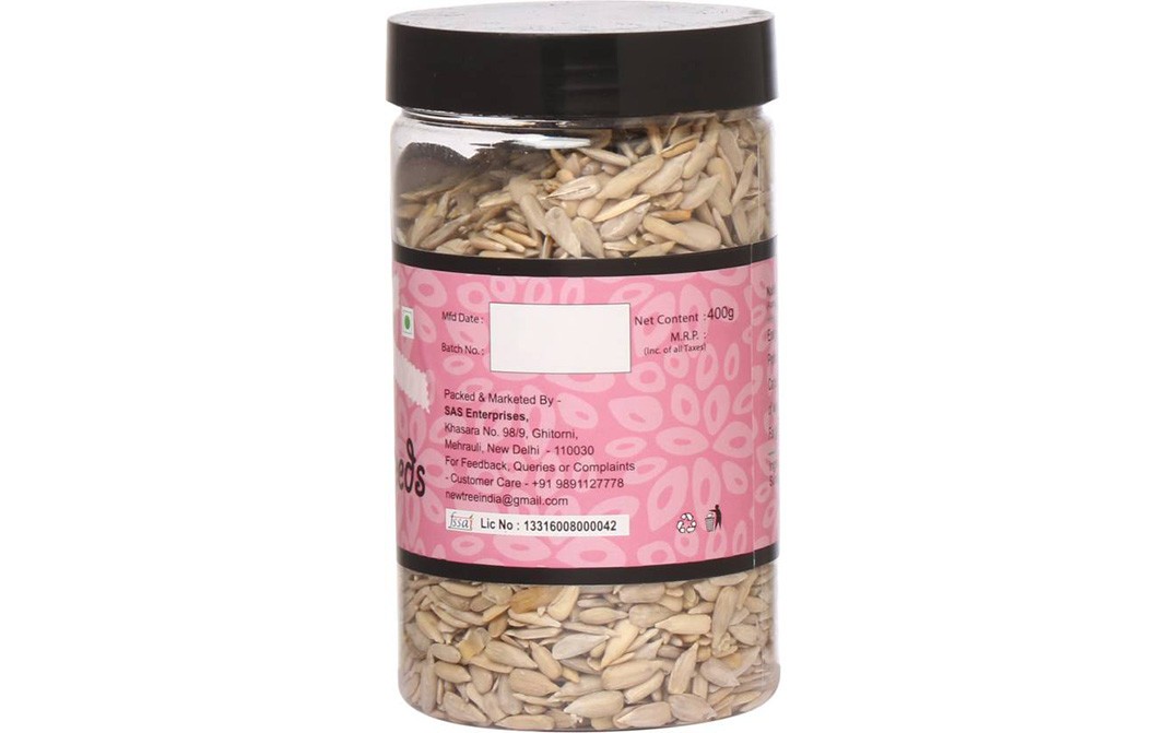 New Tree Raw Sunflower Seeds    Plastic Jar  400 grams